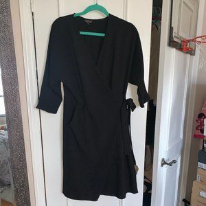 Topshop Wrap Midi Dress Size 8